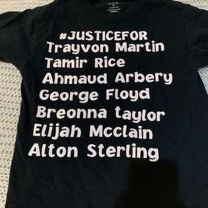 black lives matter tee shirt